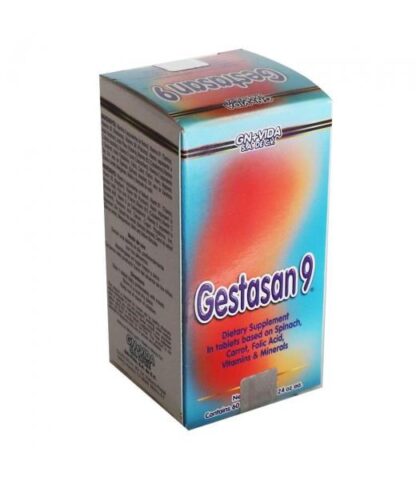 TBS. GESTASAN 9 C 60 C ESPINACAZANAHORIAACIDO FOLICOVIT Y MINERAL GN+VIDA