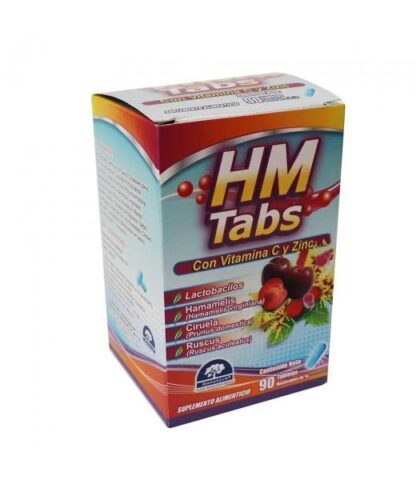 TBS. HM TABS C 90 C VIT C Y ZINC LACTOBACILOSHAMAMELISCIRUELA Y R LAB. NATUTECH