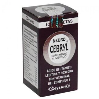 TBS. NEURO-CEBRYL C 100 ACIDO GLUTAMICOLECITINA Y FOSFORO C VIT D GEYSSON