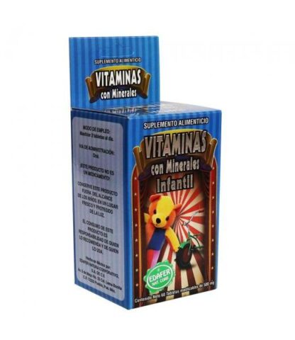 TBS. VITAMINAS C MINERALES INFANTIL C 60 EDAFER NATURA