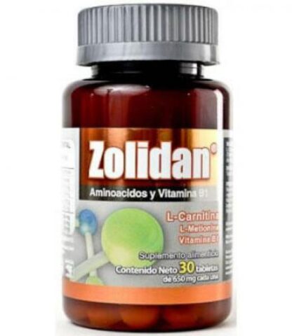 TBS. ZOLIDAN C 30 AMINOACIDOS Y VITAMINA B1 PHARMADAN