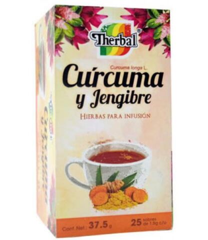 TE DE CURCUMA Y JENGIBRE 25 SOB THERBAL