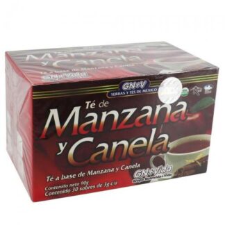 TE DE MANZANA Y CANELA C 30 SOB. TE A BASE DE MANZANA Y CANELA GN+VIDA