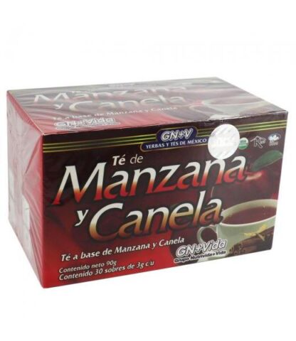 TE DE MANZANA Y CANELA C 30 SOB. TE A BASE DE MANZANA Y CANELA GN+VIDA