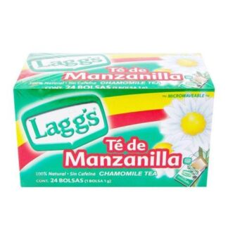 TE DE MANZANILLA LAGGS PAQUETE CON 24 SOBRES