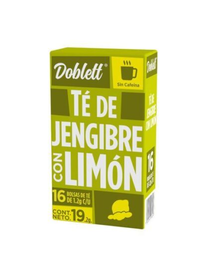 TE DOBLETT JENGIBRE LIMON 16 SOBRES DE 1.2 GR