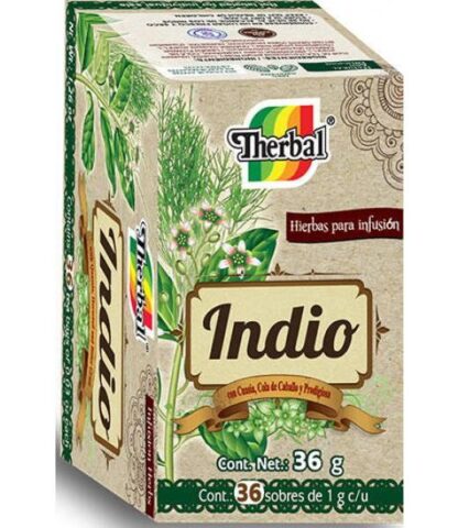 TE INDIO C 36 SOB. CON CUASIACOLA DE CABALLO Y PRODIGIOSA THERBAL