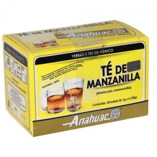 TE MANZANILLA C 30 BOLSAS. ANAHUAC