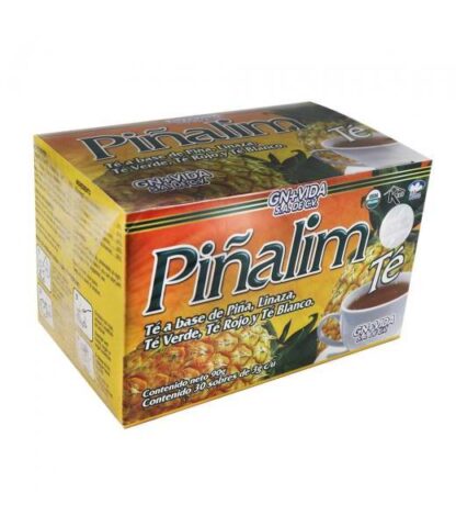 TE PIÑALIM C 30 SOB. A BASE DE PIñaliNAZATE VERDETE ROJO Y TE BLANCO GN+VIDA
