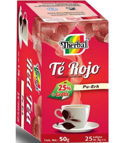 TE ROJO C 25 SOB. 40GR. THERBAL