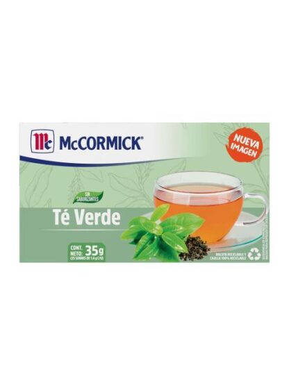 TE VERDE MCCORMICK 25 SOBRES