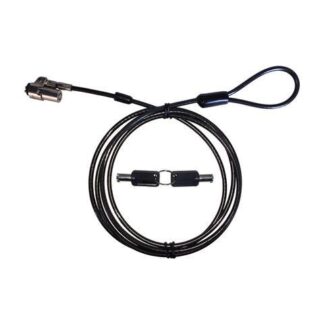 ?TECHZONE CANDADO DE LLAVE PARA LAPTOP 1.8 METROS NEGRO