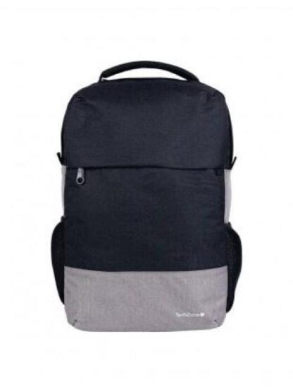 TECHZONE MOCHILA DE NYLON-POLIESTER TZ21LBP07 PARA LAPTOP 15.6 GRIS OXFORD