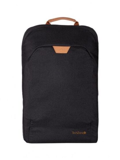 TECHZONE MOCHILA DE PET ECO HERO BLACK PARA LAPTOP 15.6 NEGRO