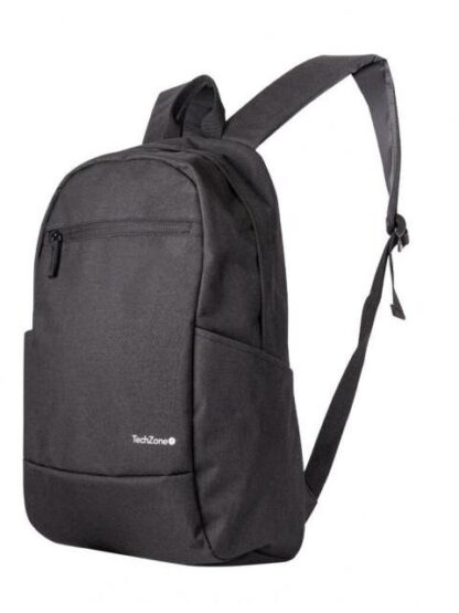 TECHZONE MOCHILA DE POLIESTER BASIC BLACK PARA LAPTOP 15.6 NEGRO - Image 2