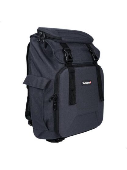 TECHZONE MOCHILA DE POLIESTER GLORY PARA LAPTOP 15.6 GRIS - Image 2