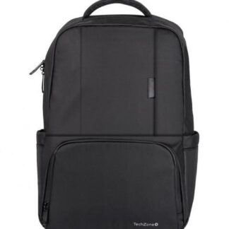 TECHZONE MOCHILA DE POLIESTER WANTED PARA LAPTOP 15.6 NEGRO