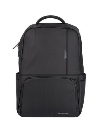 TECHZONE MOCHILA DE POLIESTER WANTED PARA LAPTOP 15.6 NEGRO