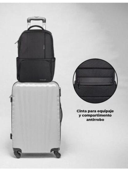 TECHZONE MOCHILA DE POLIESTER WANTED PARA LAPTOP 15.6 NEGRO - Image 6