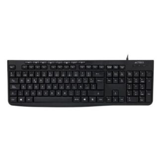 TECLADO ACTECK INSPIRE PRIME TA222 ALAMBRICO USB NEGRO ESPANOL