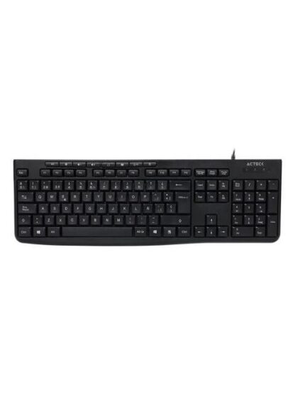 TECLADO ACTECK INSPIRE PRIME TA222 ALAMBRICO USB NEGRO ESPANOL