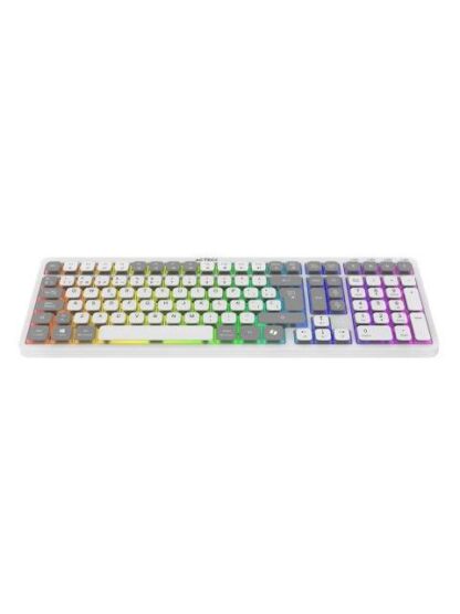 TECLADO ACTECK TECHNO PRO TI790 LED RGB TECLADO MECANICO OPTICO INALAMBRICO RF INALAMBRICO-BLUETOOTH BLANCO ESPANOL - Image 2