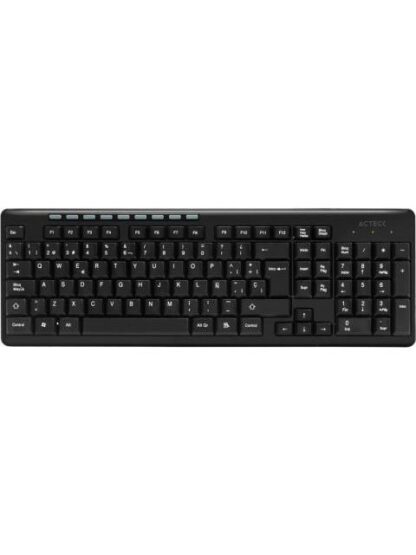 TECLADO ACTECK TM100 INALAMBRICO USB NEGRO (ESPANOL)