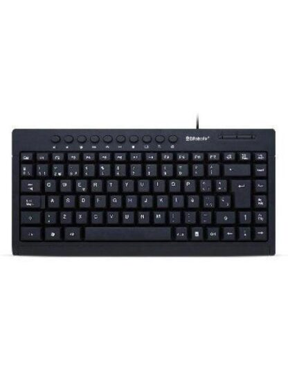 TECLADO BROBOTIX ALAMBRICO USB TECLAS PROGRAMABLES NEGRO 963067