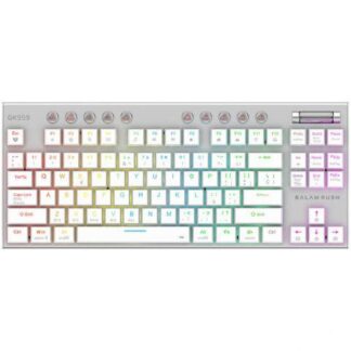 TECLADO GAMER BALAM RUSH DOMINATE EXPERT GK959 LED RGB TKL TECLADO MECANICO SWITCH BROWN INALAMBRICO RF INALAMBRICO-BLUETOOTH BLANCO ESPANOL