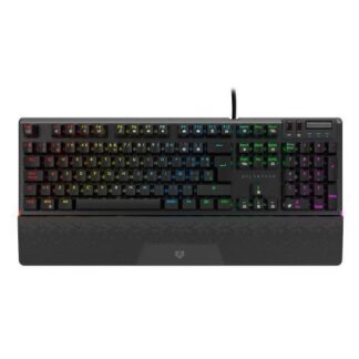 TECLADO GAMER BALAM RUSH DOMINATE EXPERT GK979 RGB SWITCH MX RED ALAMBRICO NEGRO (ESPANOL)
