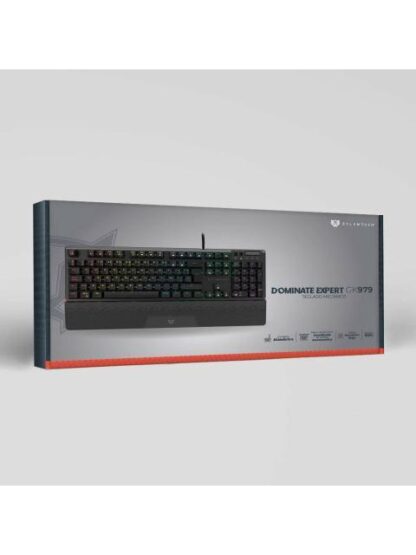 TECLADO GAMER BALAM RUSH DOMINATE EXPERT GK979 RGB SWITCH MX RED ALAMBRICO NEGRO (ESPANOL) - Image 5