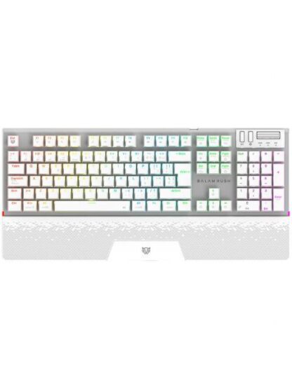 TECLADO GAMER BALAM RUSH DOMINATE EXPERT GK979I LED RGB TECLADO MECANICO OUTEMU RED INALAMBRICO RF INALAMBRICO-BLUETOOTH BLANCO ESPANOL