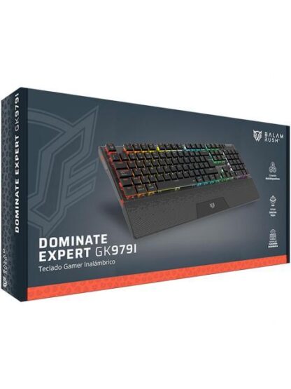 TECLADO GAMER BALAM RUSH DOMINATE EXPERT GK979I LED RGB TECLADO MECANICO OUTEMU RED INALAMBRICO RF INALAMBRICO-BLUETOOTH NEGRO ESPANOL - Image 6