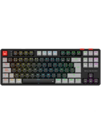 TECLADO GAMER BALAM RUSH LEVEL PRO GK990 LED RGB TKL TECLADO MECANICO OUTEMU RED INALAMBRICO RF INALAMBRICO-BLUETOOTH NEGRO ESPANOL
