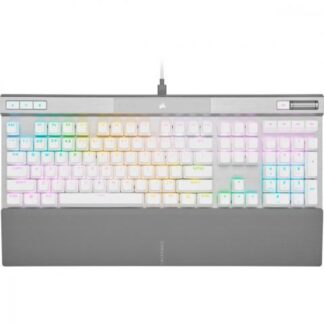 TECLADO GAMER CORSAIR K70 RGB PRO TECLADO MECANICO SWITCH OPX ALAMBRICO BLANCO (INGLES)