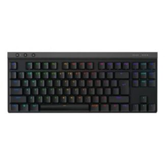 TECLADO GAMER LOGITECH G515 LIGHTSPEED TKL LED RGB TKL TECLADO MECANICO LOGITECH GL TACTILE INALAMBRICO RF INALAMBRICO-BLUETOOTH NEGRO INGLES
