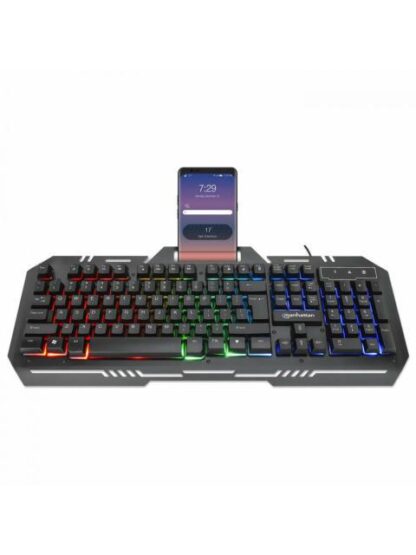 TECLADO GAMER MANHATTAN 180610 RGB ALAMBRICO NEGRO (ESPANOL) - Image 3