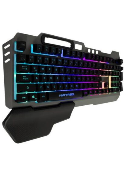 TECLADO GAMER PERFECT CHOICE HOLDER RGB ALAMBRICO NEGRO (ESPANOL) - Image 2