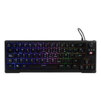 TECLADO GAMER VORAGO START THE GAME KB-506 RGB ALAMBRICO NEGRO (ESPANOL)