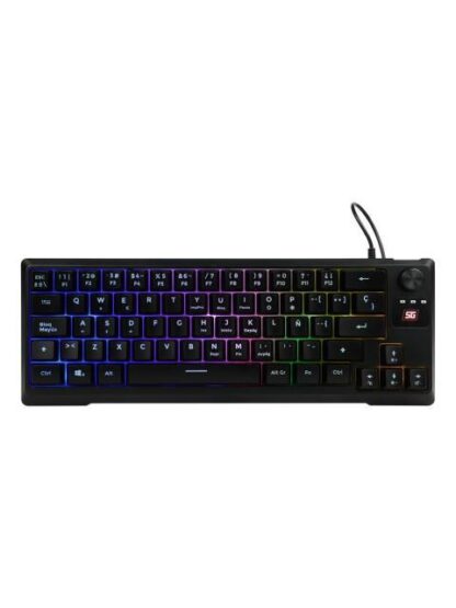 TECLADO GAMER VORAGO START THE GAME KB-506 RGB ALAMBRICO NEGRO (ESPANOL)