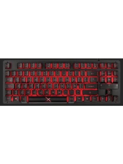 TECLADO GAMER XZEAL XST-300 LED ALAMBRICO NEGRO (ESPANOL)