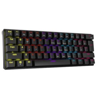 TECLADO GAMING XPG SUMMONER MINI SWITCH OUTEMU BLUE. CON ILUMINACION RGB EN ESPANOL. NEGRO. SUMMONERMINI61BLBKCES