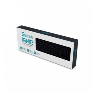 TECLADO GETTTECH GTI-28201 ALAMBRICO USB NEGRO (ESPANOL - ESPANA)