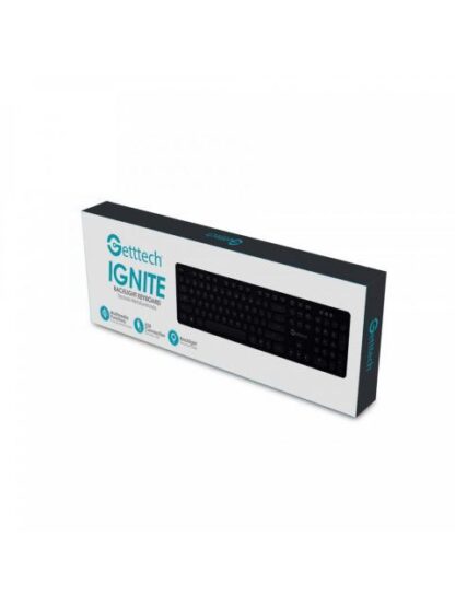TECLADO GETTTECH GTI-28201 ALAMBRICO USB NEGRO (ESPANOL - ESPANA)