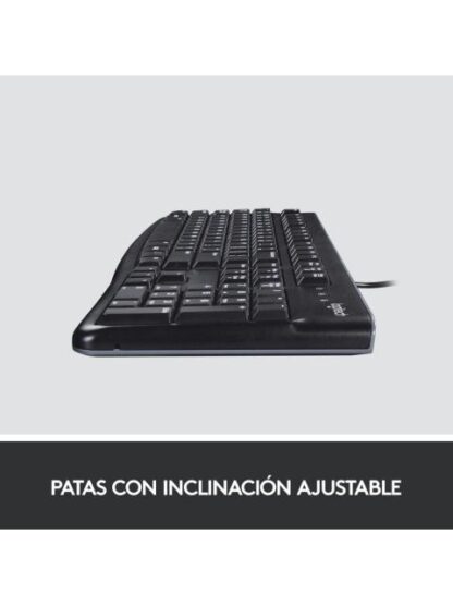 TECLADO LOGITECH K120 USB ALAMBRICO NEGRO (ESPANOL) - Image 4