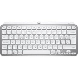 TECLADO LOGITECH MX KEYS MINI INALAMBRICO RF WIRELESS-BLUETOOTH BLANCO (ESPANOL)