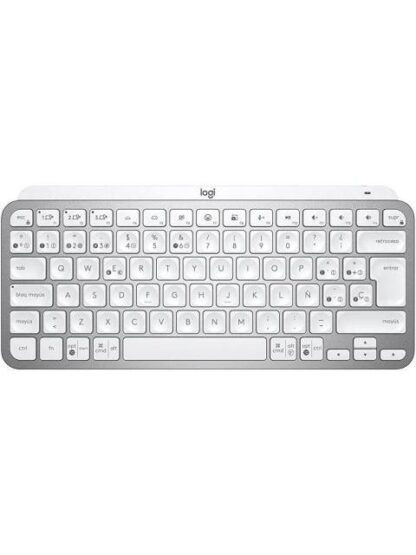 TECLADO LOGITECH MX KEYS MINI INALAMBRICO RF WIRELESS-BLUETOOTH BLANCO (ESPANOL)