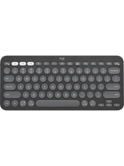 TECLADO LOGITECH PEBBLE KEYS 2 K380S 60% INALAMBRICO BLUETOOTH GRAFITO (ESPANOL)