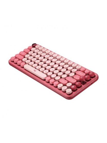 TECLADO LOGITECH POP RF INALAMBRICO + BLUETOOTH ROSA (ESPANOL) - Image 2