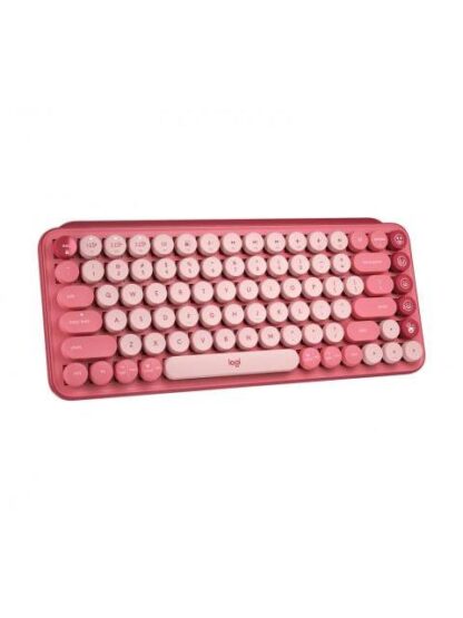 TECLADO LOGITECH POP RF INALAMBRICO + BLUETOOTH ROSA (ESPANOL) - Image 3